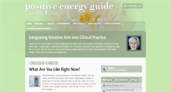 Desktop Screenshot of positiveenergyguide.com