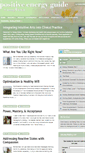 Mobile Screenshot of positiveenergyguide.com